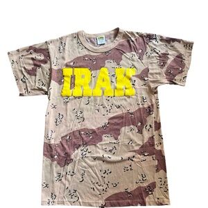 IRAK New York Desert Camo Graphic Tee - Size M